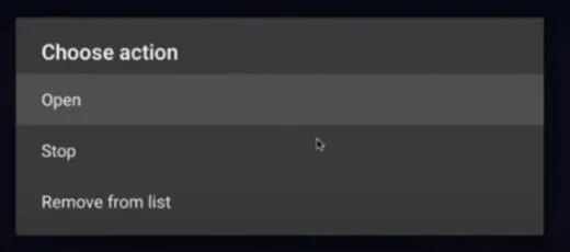 Abre el archivo APK en Smart TV